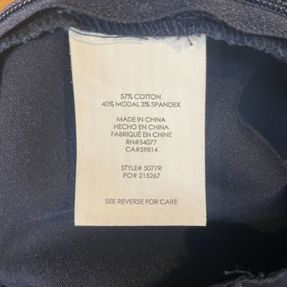 Cabi Pants Womens 6 Blue Mariner Trouser Dress Nautical Buttons Boot Cut Preppy - Picture 7 of 12